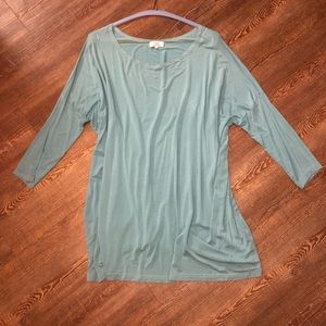 Piko light blue long sleeve shirt size large